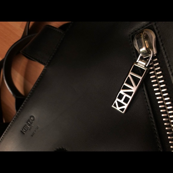 Black Gommato leather Kenzo Kalifornia bag - Picture 3 of 7